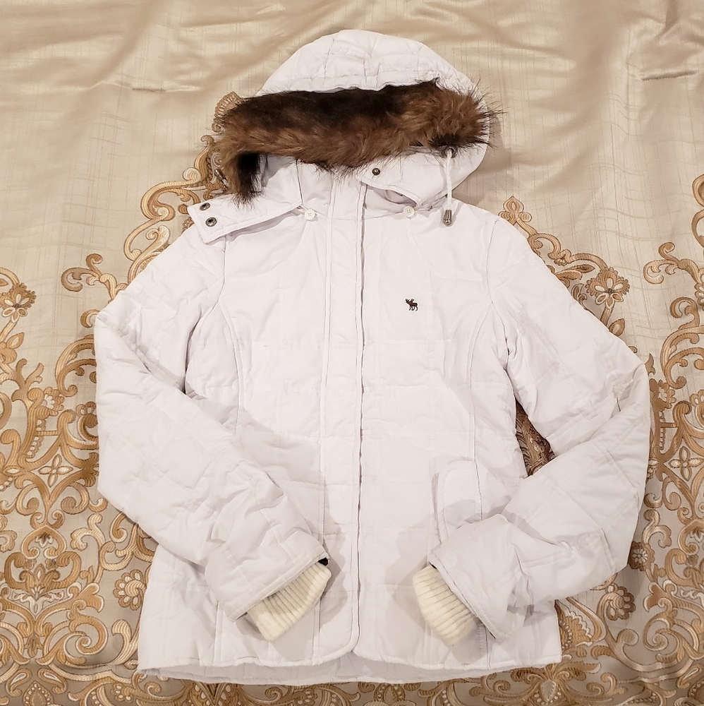 Abercrombie and Fitch Faux Fur Puffer Jacket